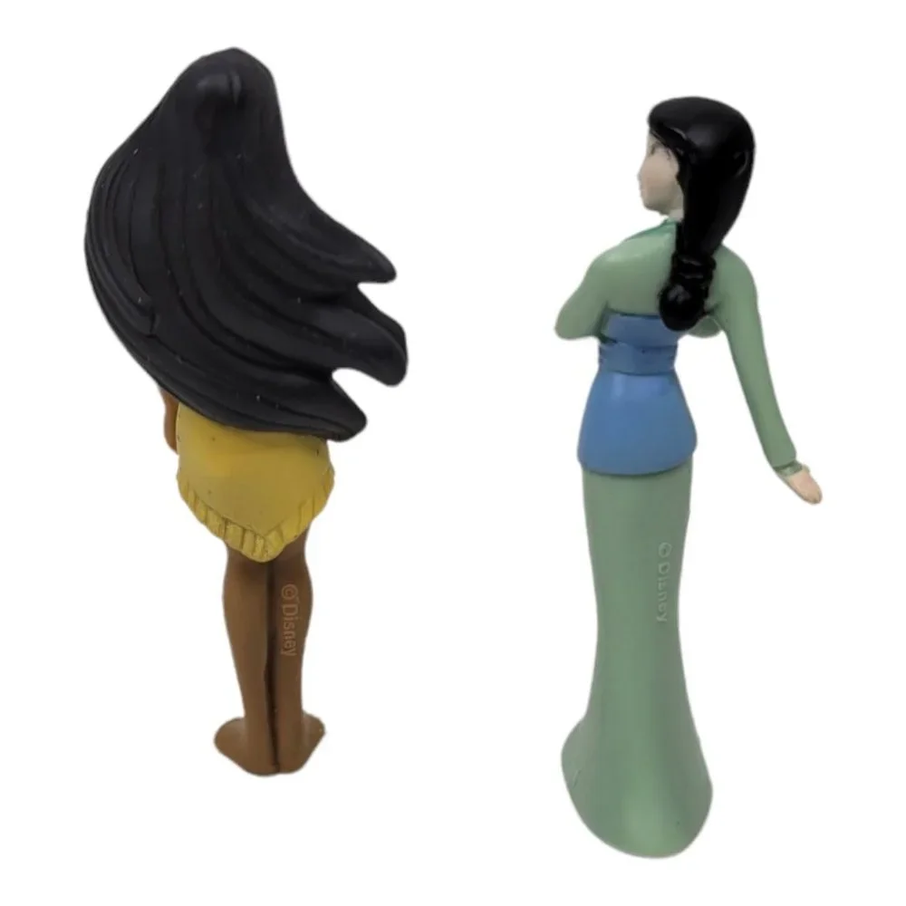 Disney Princess Pocahontas Mulan Mini Figures Cake Toppers Toys NEW Sealed